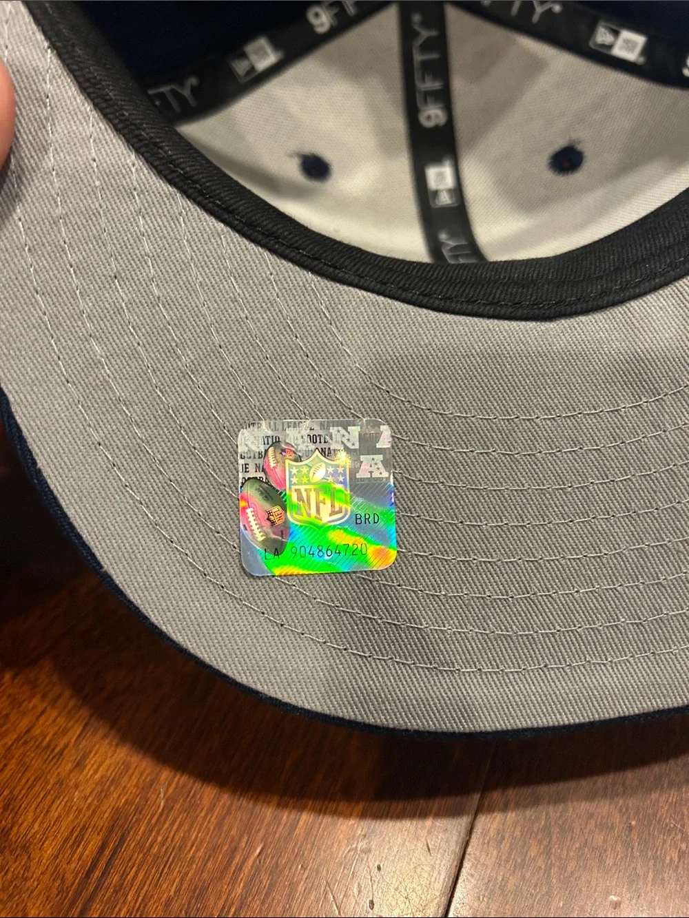Dallas CowboysNew Era 9Fifty Navy Script Snapback Hat O/S Brand New Without Tags